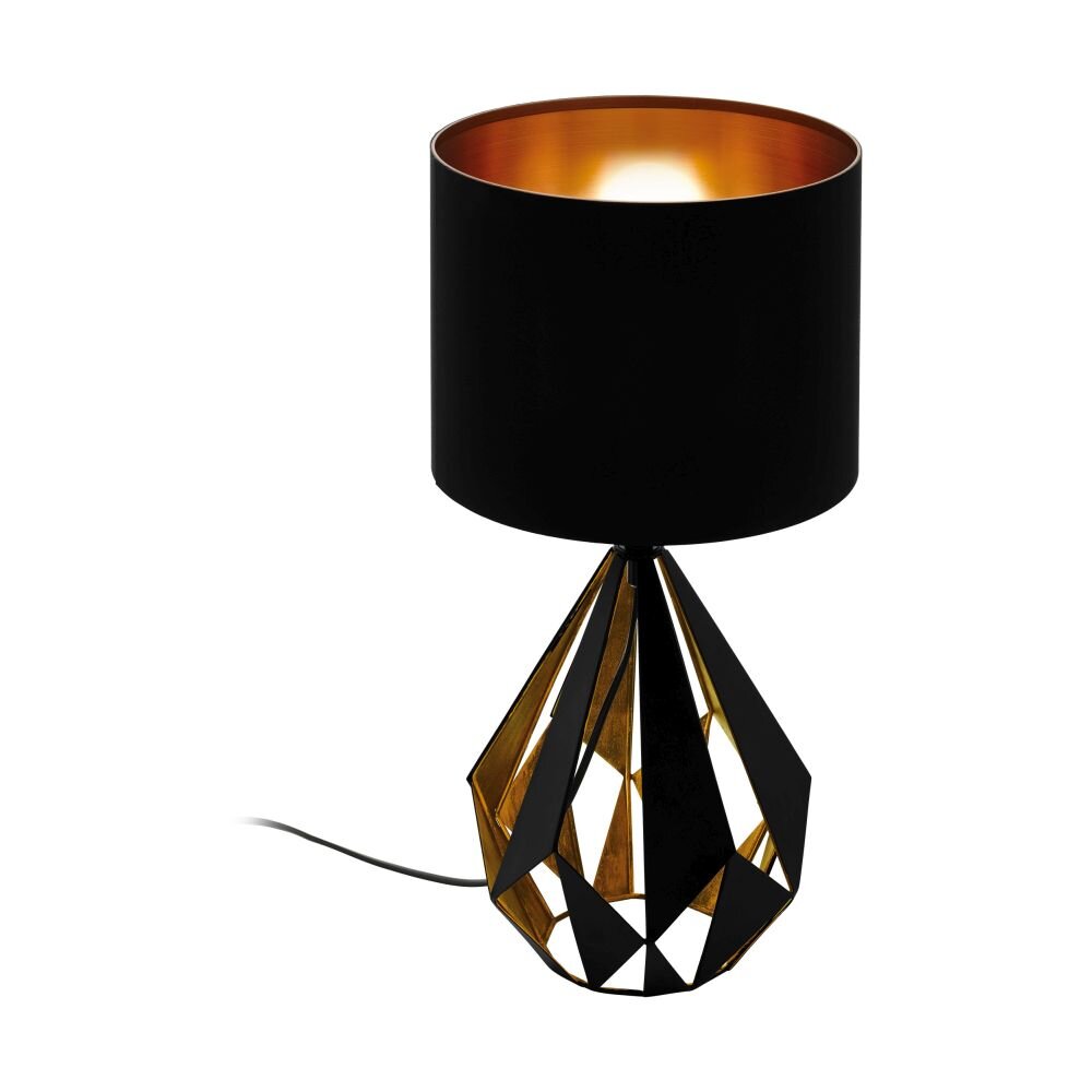 EGLO CARLTON Tischleuchte Kupferfarben, Schwarz, 1-flammig main product photo