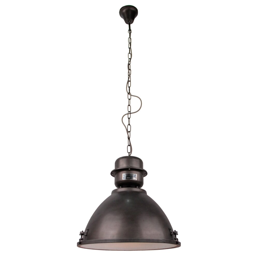 Brilliant Kiki Pendelleuchte Edelstahl, Schwarz, 1-flammig main product photo