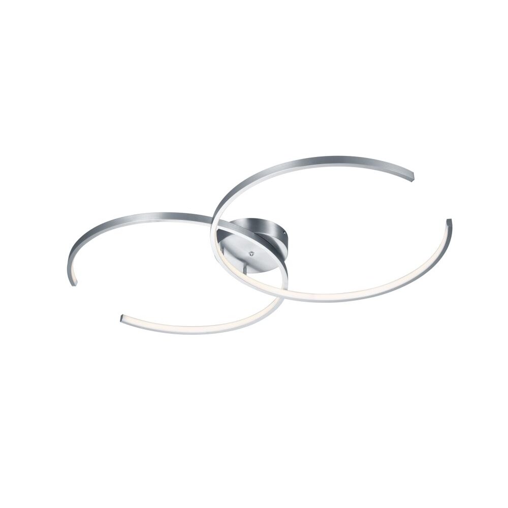 Trio Leuchten WIZ CITIZEN Deckenleuchte LED Nickel-Matt, 2-flammig, Fernbedienung, Farbwechsler main product photo