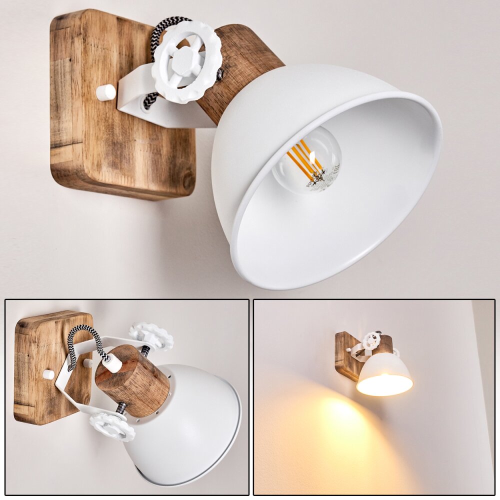 Orny Wandleuchte Weiß, 1-flammig main product photo