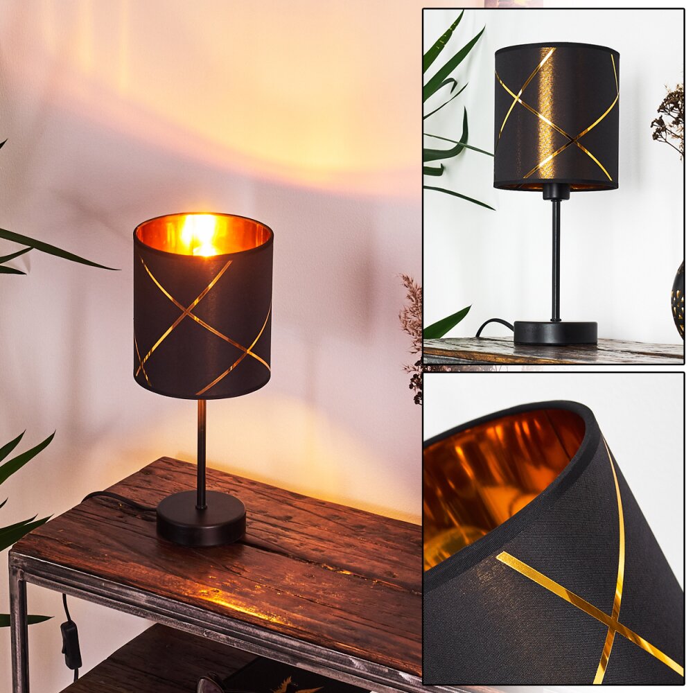 Opatija Tischleuchte Schwarz, 1-flammig main product photo