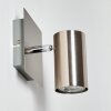 Zuoz Wandspot Nickel-Matt, 1-flammig