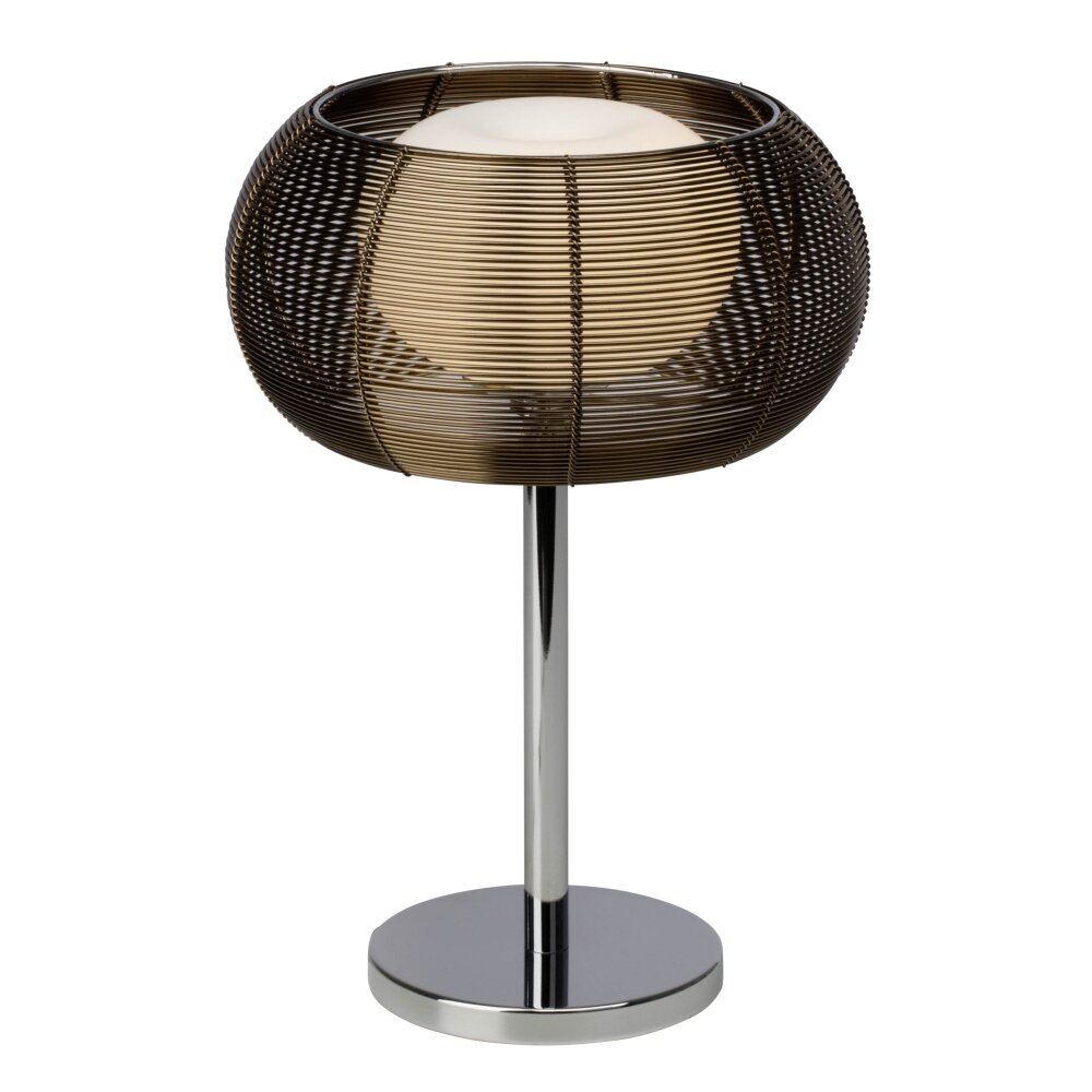 Brilliant Leuchten Relax Tischleuchte Bronze, Chrom, 1-flammig main product photo