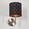Meldal Wandleuchte Nickel-Matt, 1-flammig