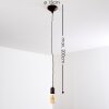 Vintage Lemone Hängeleuchte Braun, 1-flammig