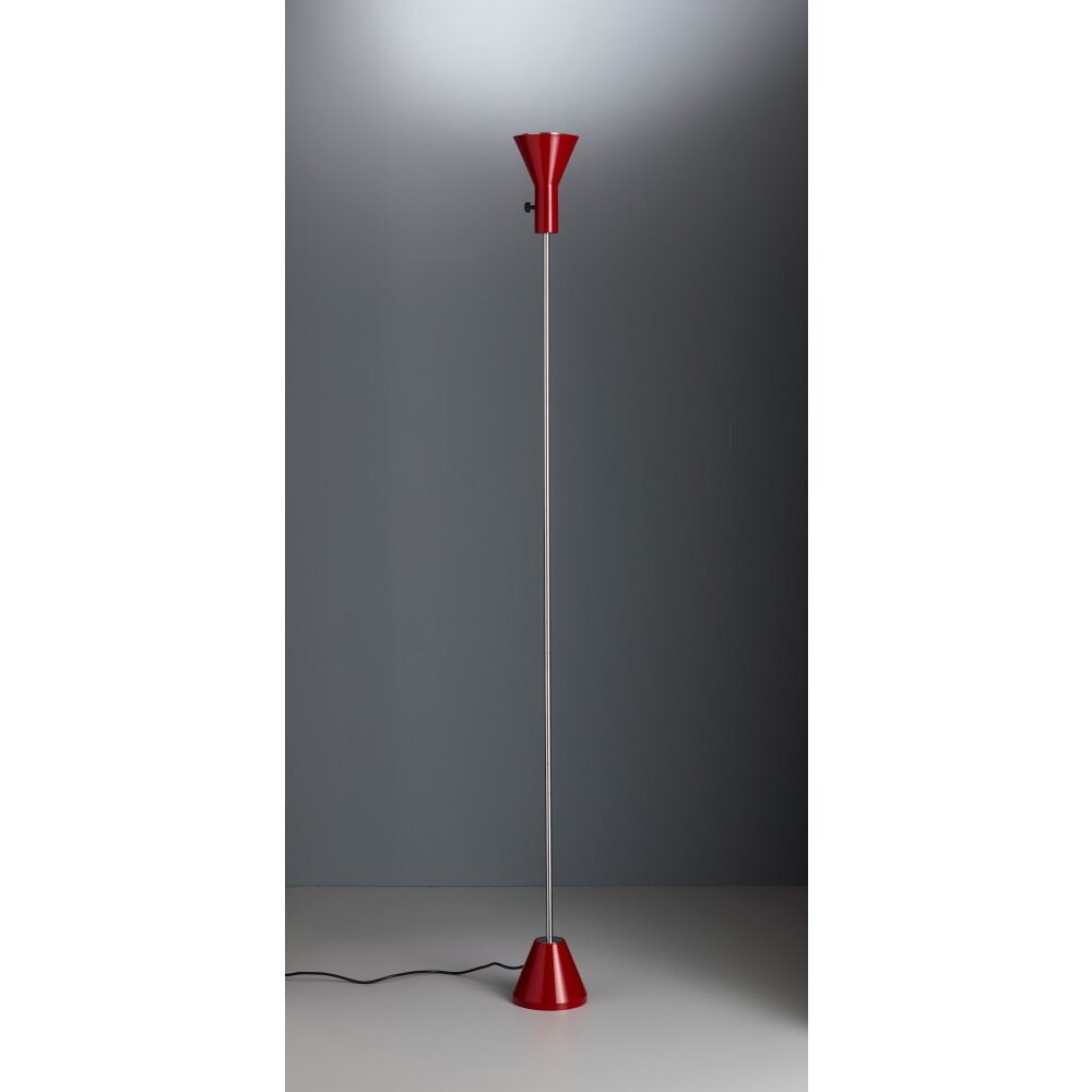 Tecnolumen ES 57 Fluter LED Chrom, Rot, 1-flammig main product photo