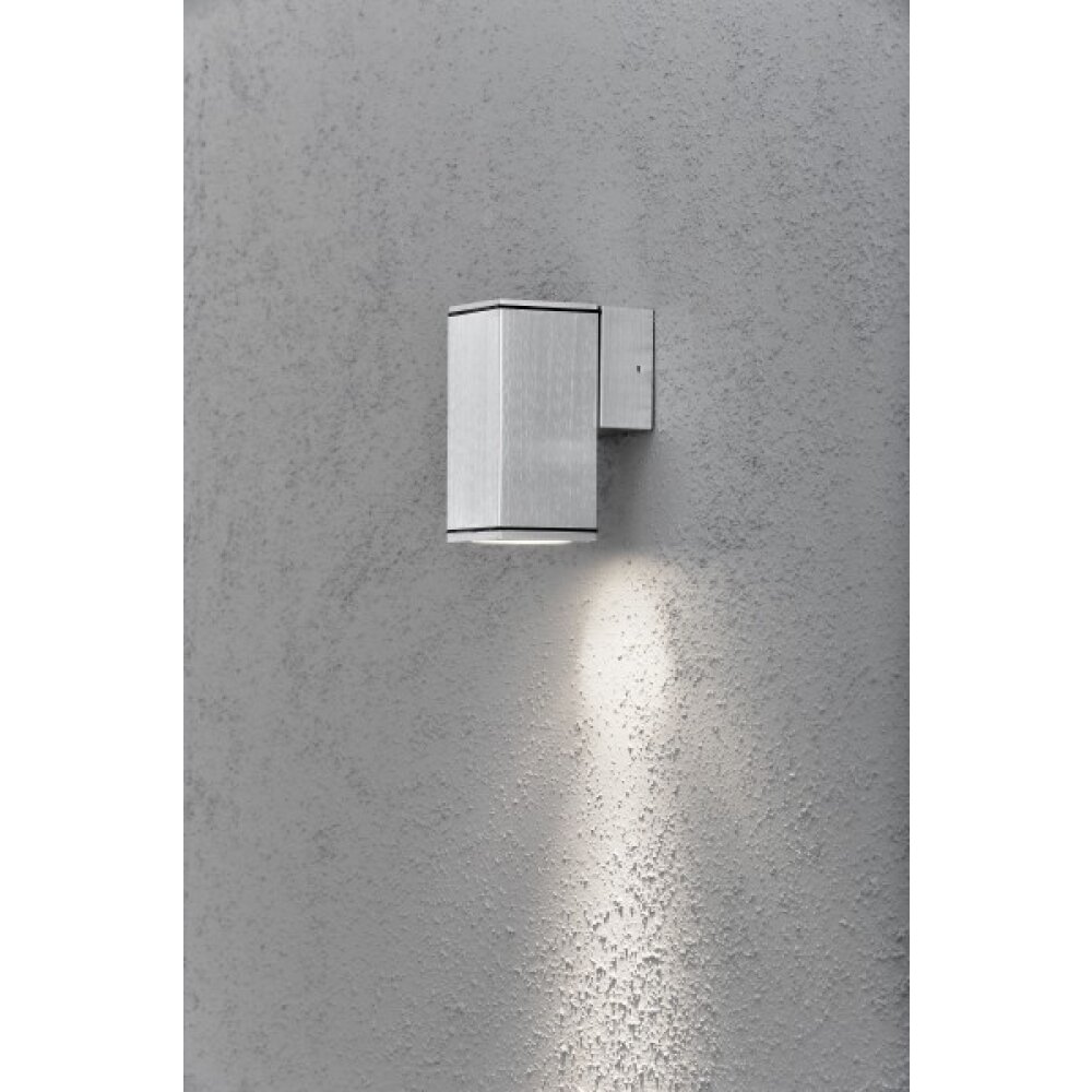 Konstsmide Monza Wandleuchte Aluminium, 1-flammig main product photo