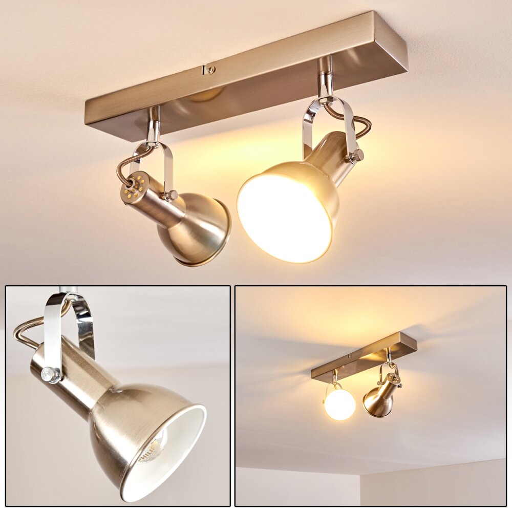 Danikon Deckenleuchte Nickel-Matt, 2-flammig main product photo