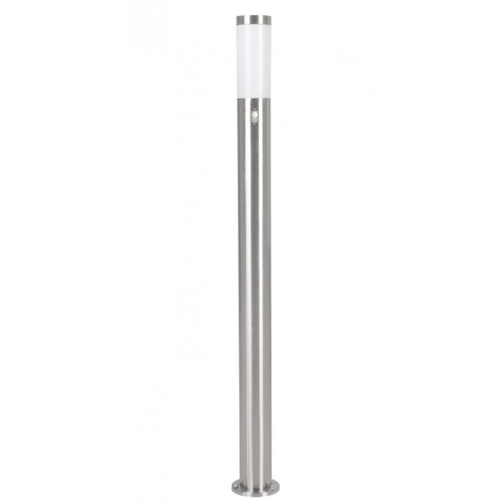 Eglo HELSINKI Aussenstehleuchte Edelstahl, 1-flammig, Bewegungsmelder main product photo