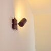 Zuoz Wandspot Rostfarben, 1-flammig