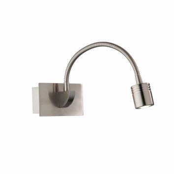 Ideal Lux DYNAMO Wandleuchte LED Nickel-Matt, 1-flammig