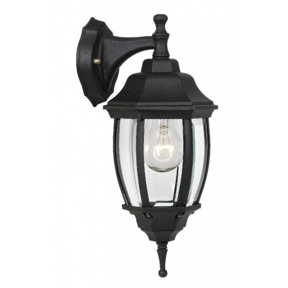 Lucide Aussenwandleuchte Schwarz, 1-flammig main product photo