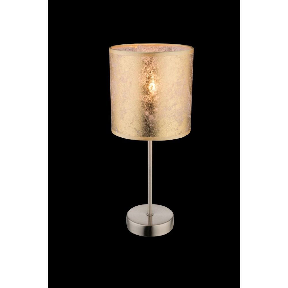 Globo AMY Tischleuchte Nickel-Matt, 1-flammig main product photo