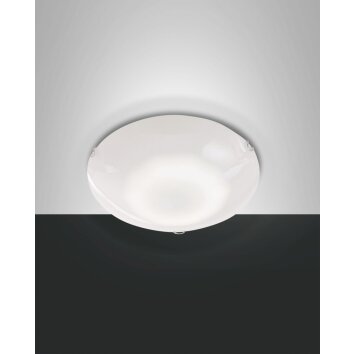 Fabas Luce Ostuni Deckenleuchte LED Weiß, 1-flammig
