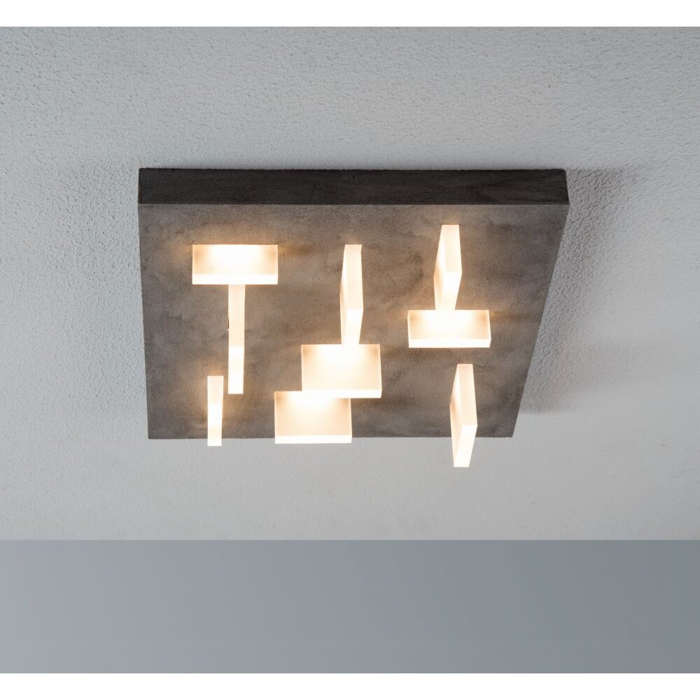 Escale Sharp Deckenleuchte LED Grau, 9-flammig main product photo