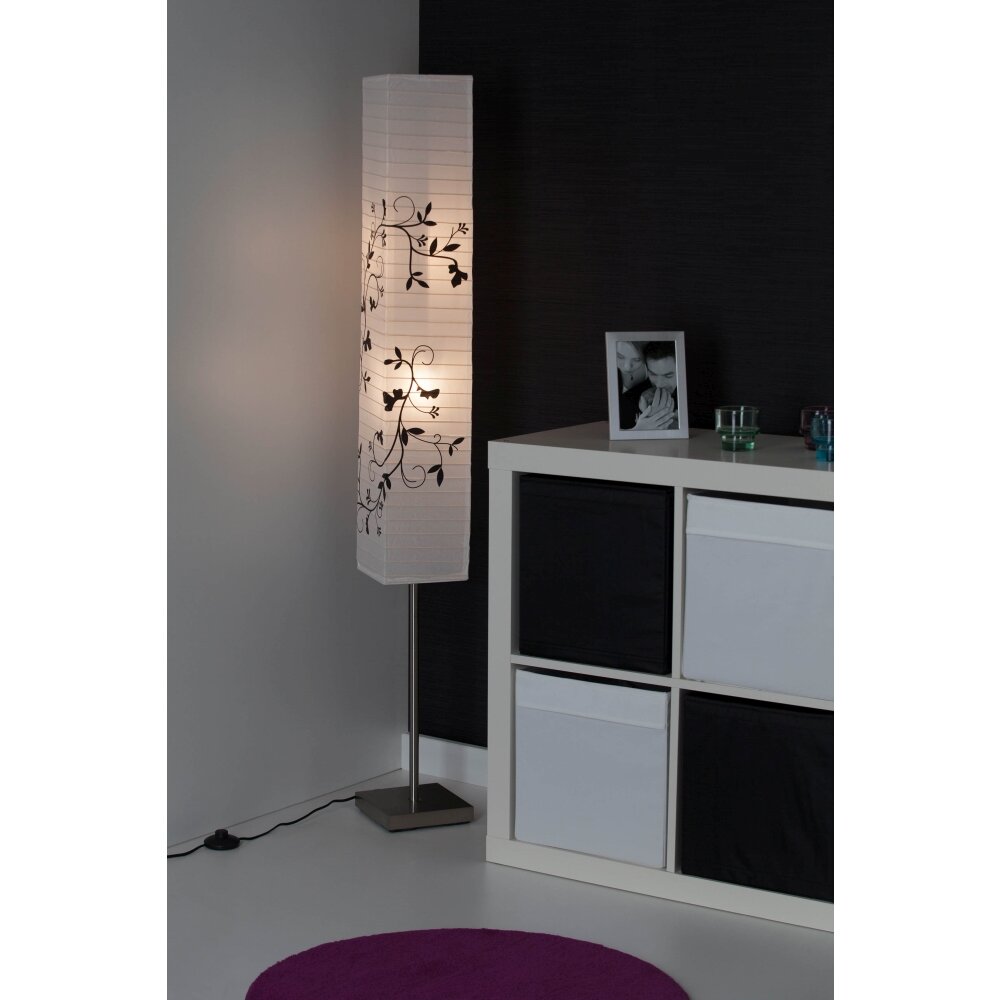 Brilliant Leuchten Nerva Stehleuchte Grau, Weiß, 2-flammig main product photo