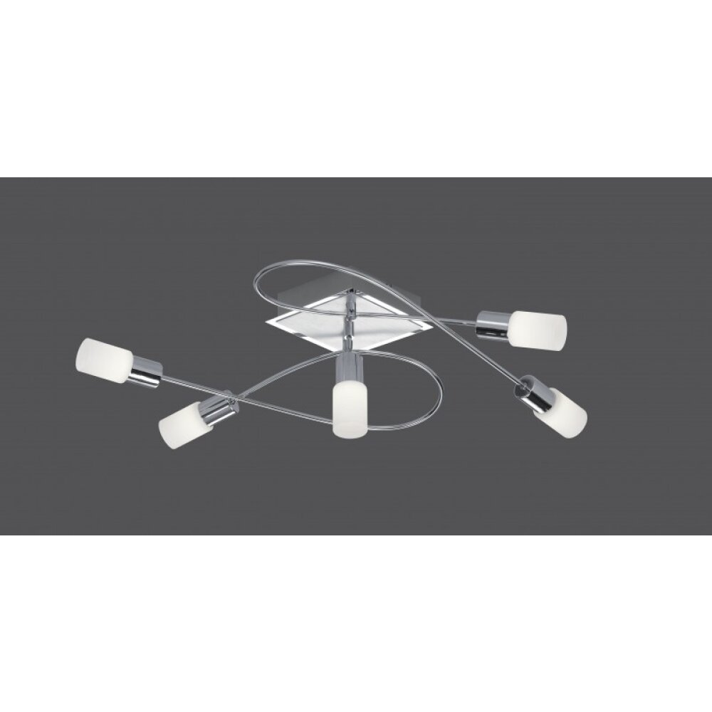 Trio Leuchten CLAPTON Deckenleuchte LED Aluminium, Edelstahl, 5-flammig main product photo