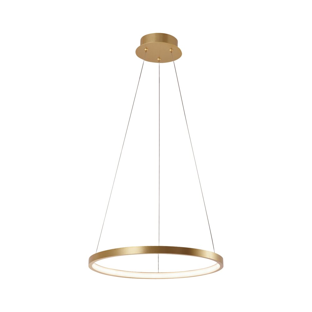 Leuchten Direkt CIRCLE Pendelleuchte LED Gold, 1-flammig main product photo