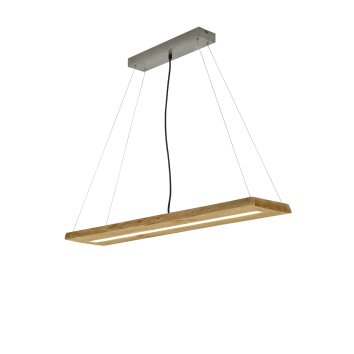 Trio Leuchten Brad Pendelleuchte LED Holz hell, 1-flammig