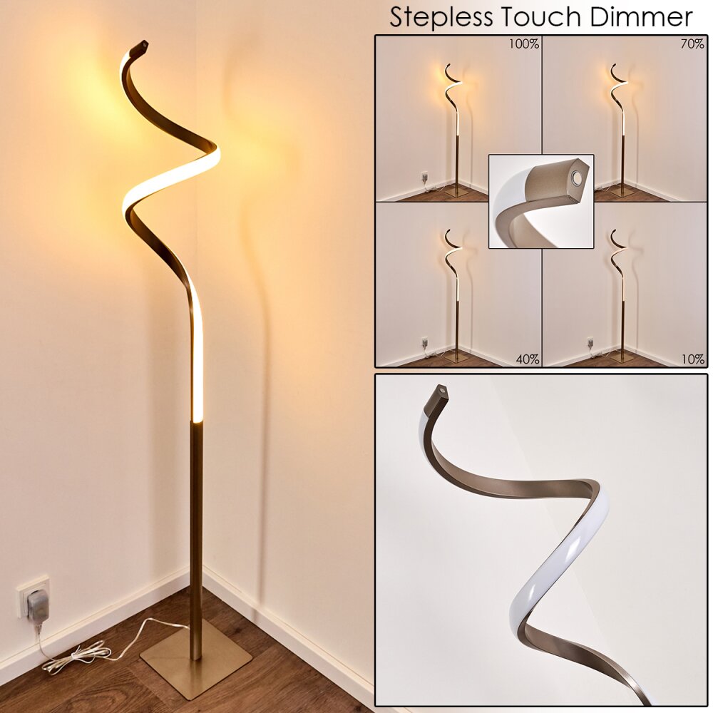 Pitasch Stehleuchte LED Nickel-Matt, 1-flammig main product photo