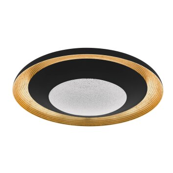 Eglo Leuchten CANICOSA 2 Wand- / Deckenleuchte LED Gold, Schwarz, 1-flammig