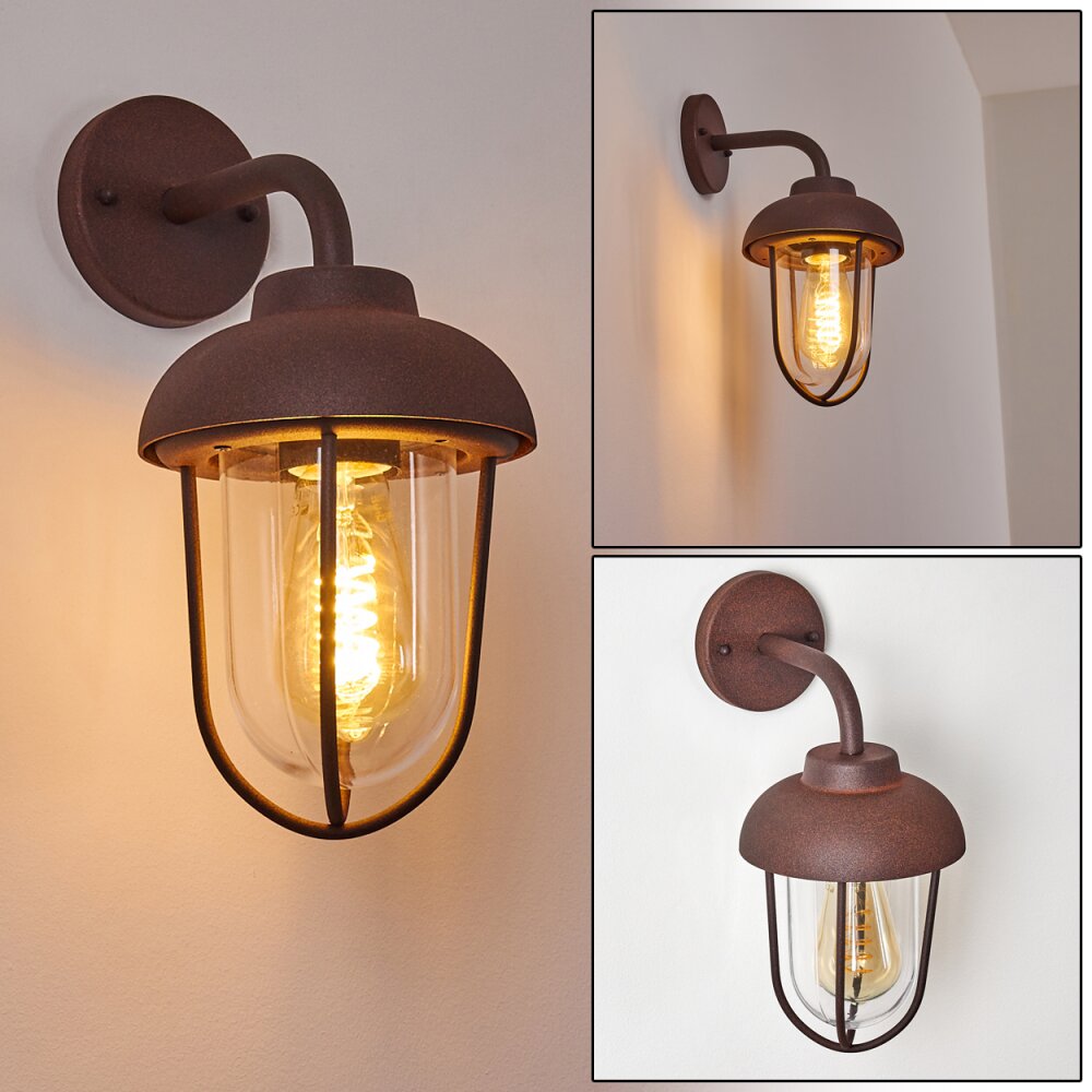 Poznan Außenwandleuchte Rostfarben, 1-flammig main product photo