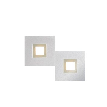 Grossmann KARREE Wandleuchte LED Aluminium, Champagner, 2-flammig