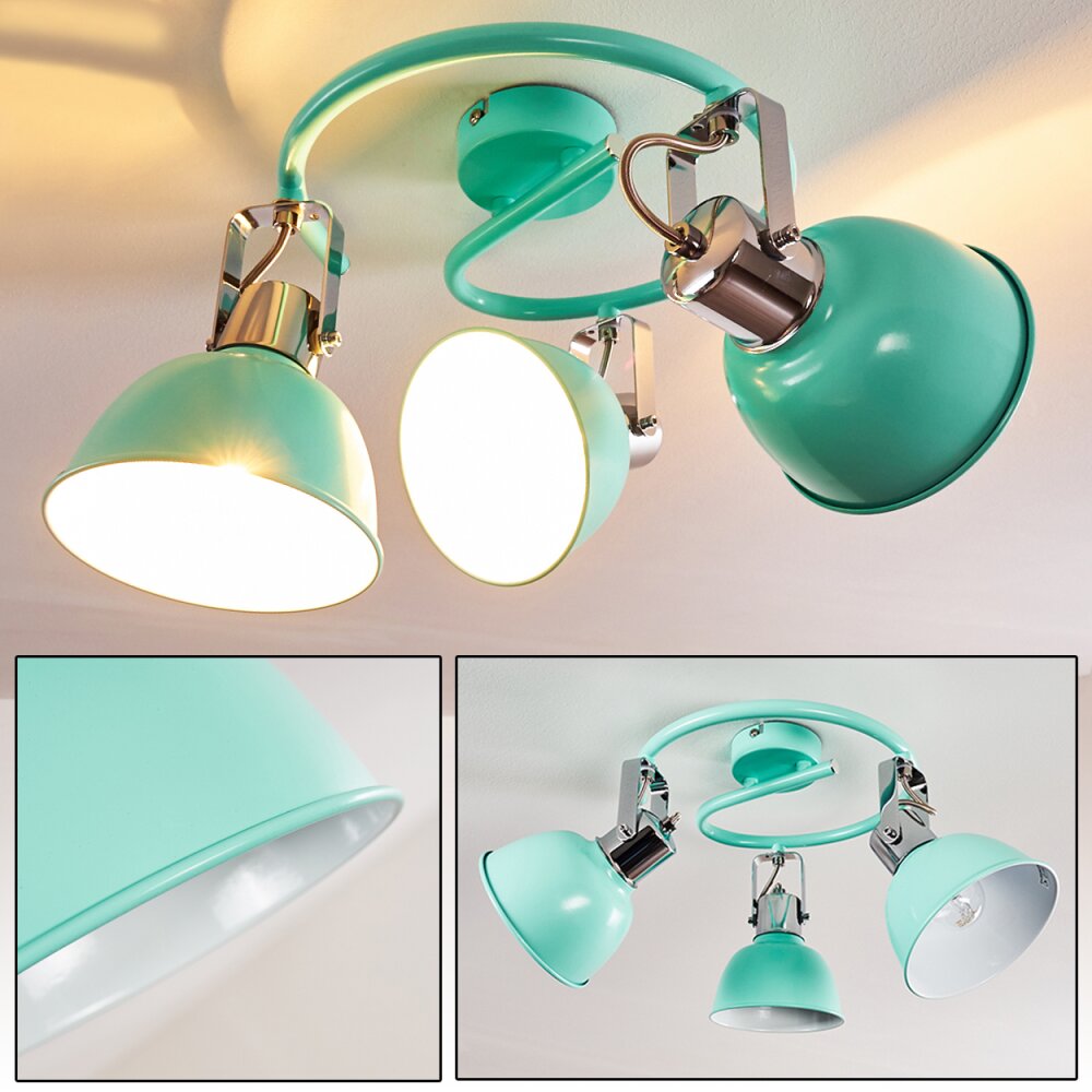 Borik Deckenleuchte Grün, Weiß, 3-flammig main product photo