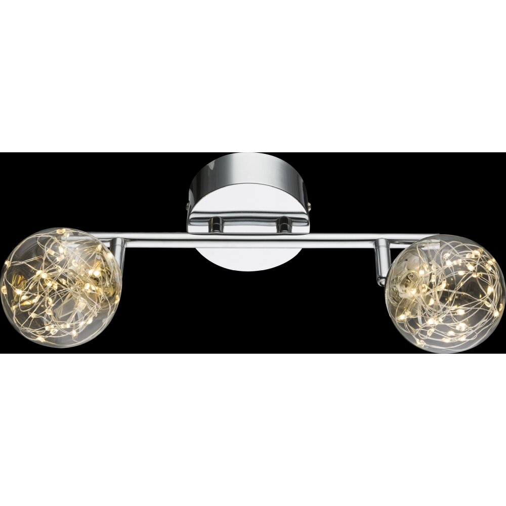 Globo XMAS Deckenleuchte LED Nickel-Matt, 2-flammig main product photo
