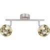 Globo XMAS Deckenleuchte LED Nickel-Matt, 2-flammig