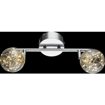 Globo XMAS Deckenleuchte LED Nickel-Matt, 2-flammig