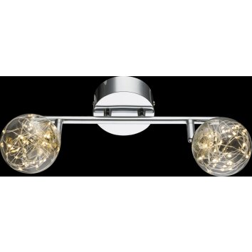 Globo XMAS Deckenleuchte LED Nickel-Matt, 2-flammig