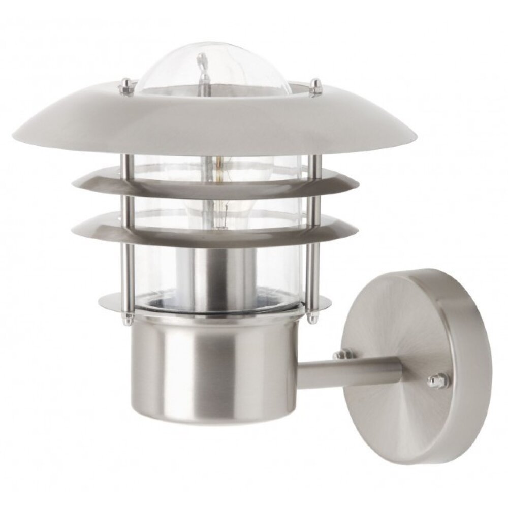 Brilliant Terrence Außenwandleuchte Edelstahl, 1-flammig main product photo