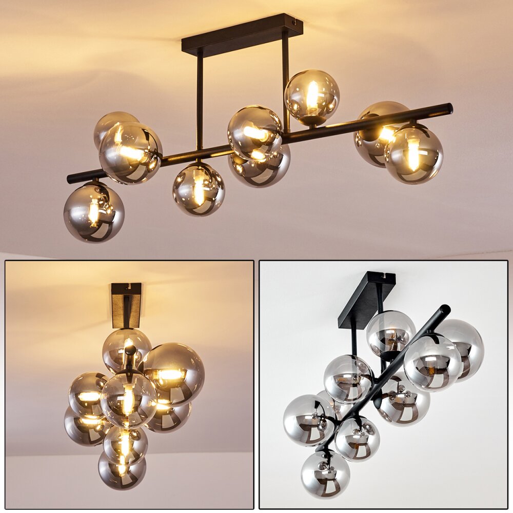Chehalis Deckenleuchte LED Schwarz, 9-flammig main product photo