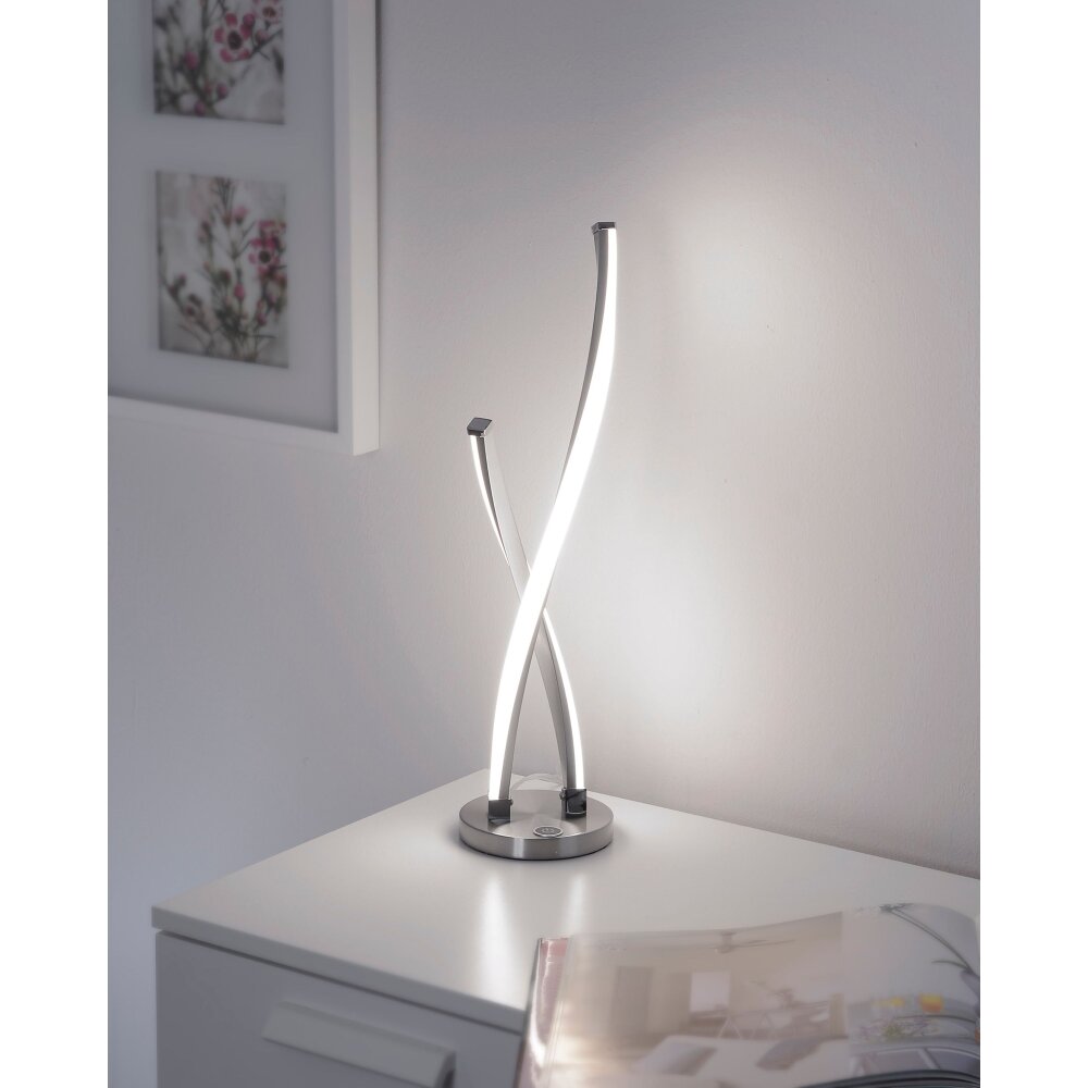 Paul Neuhaus POLINA Tischleuchte LED Edelstahl, 1-flammig main product photo