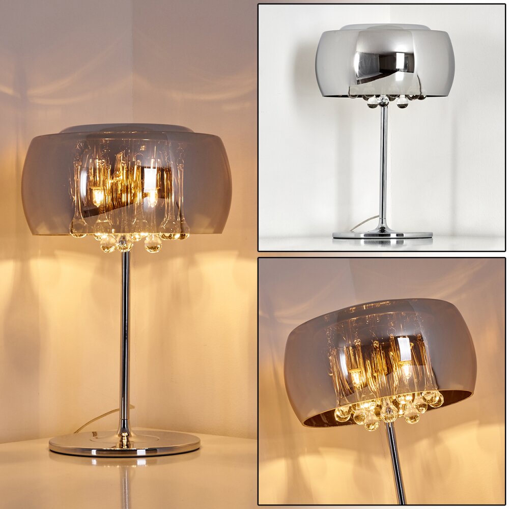 Blacklick Tischleuchte Chrom, 3-flammig main product photo