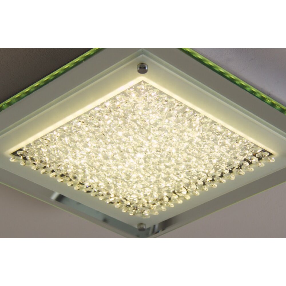 Globo LIANA Deckenleuchte LED Chrom, 1-flammig