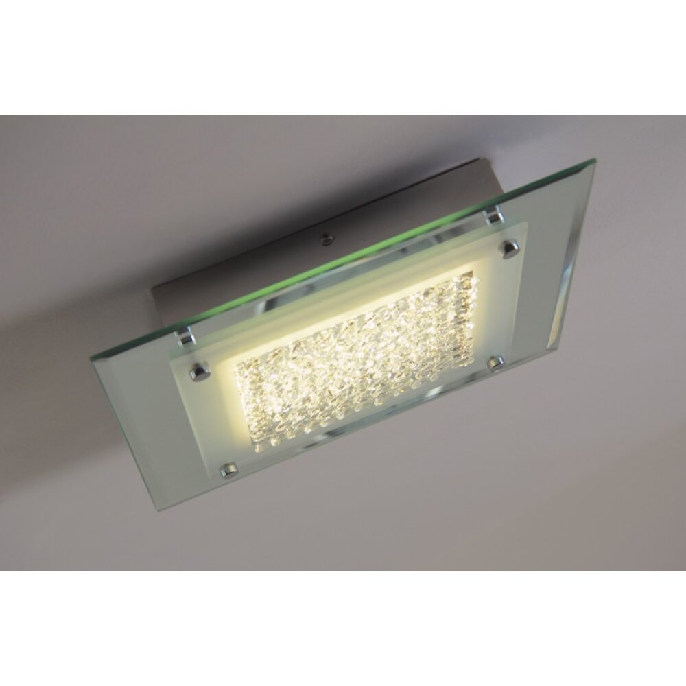 Globo LIANA Deckenleuchte LED Chrom, 1-flammig