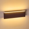 Obion Wandleuchte LED Rostfarben, 2-flammig