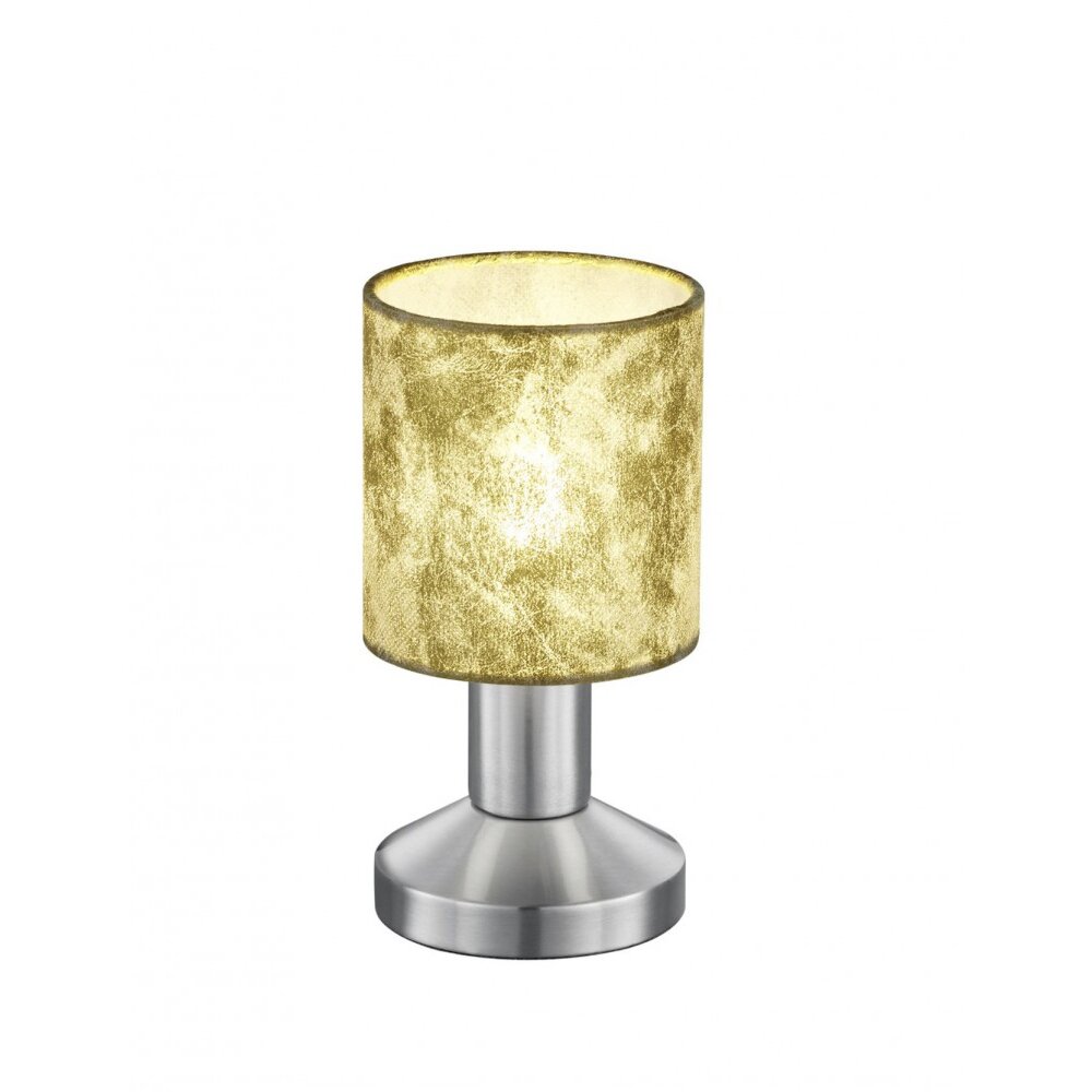 Trio Leuchten GARDA Tischleuchte Nickel-Matt, 1-flammig main product photo