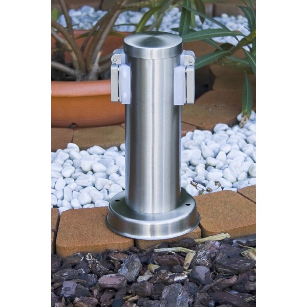 Caserta Außensteckdose Silber main product photo