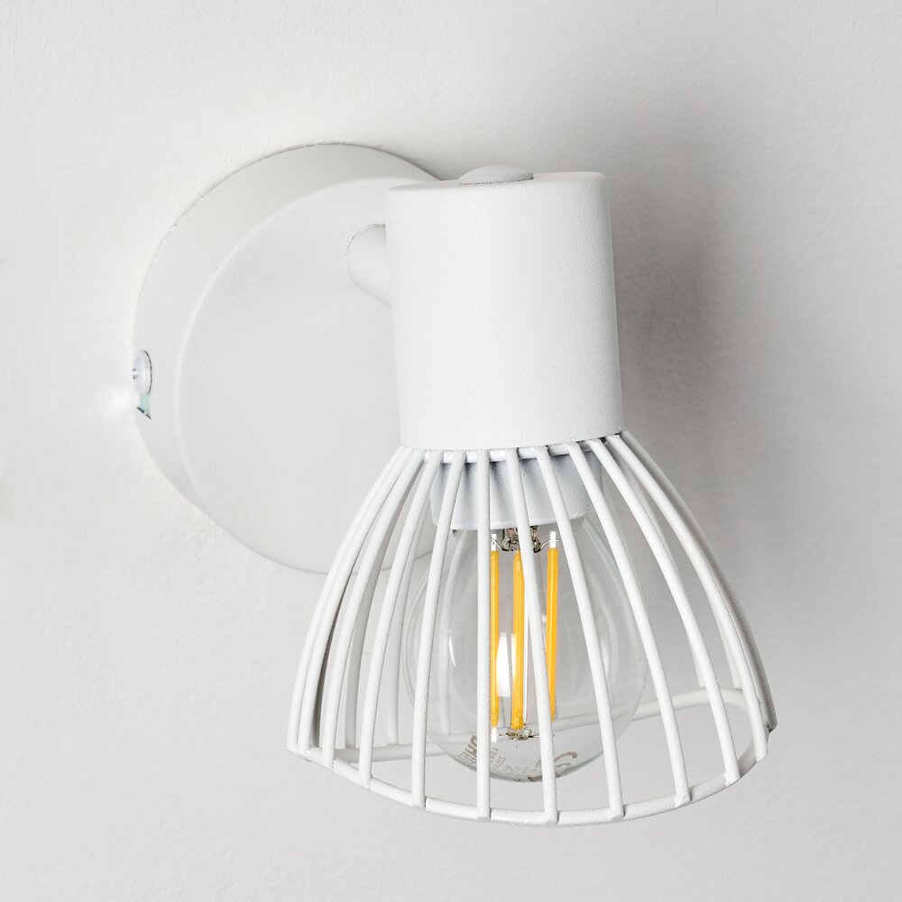 Holbol Wandspot Weiß, 1-flammig