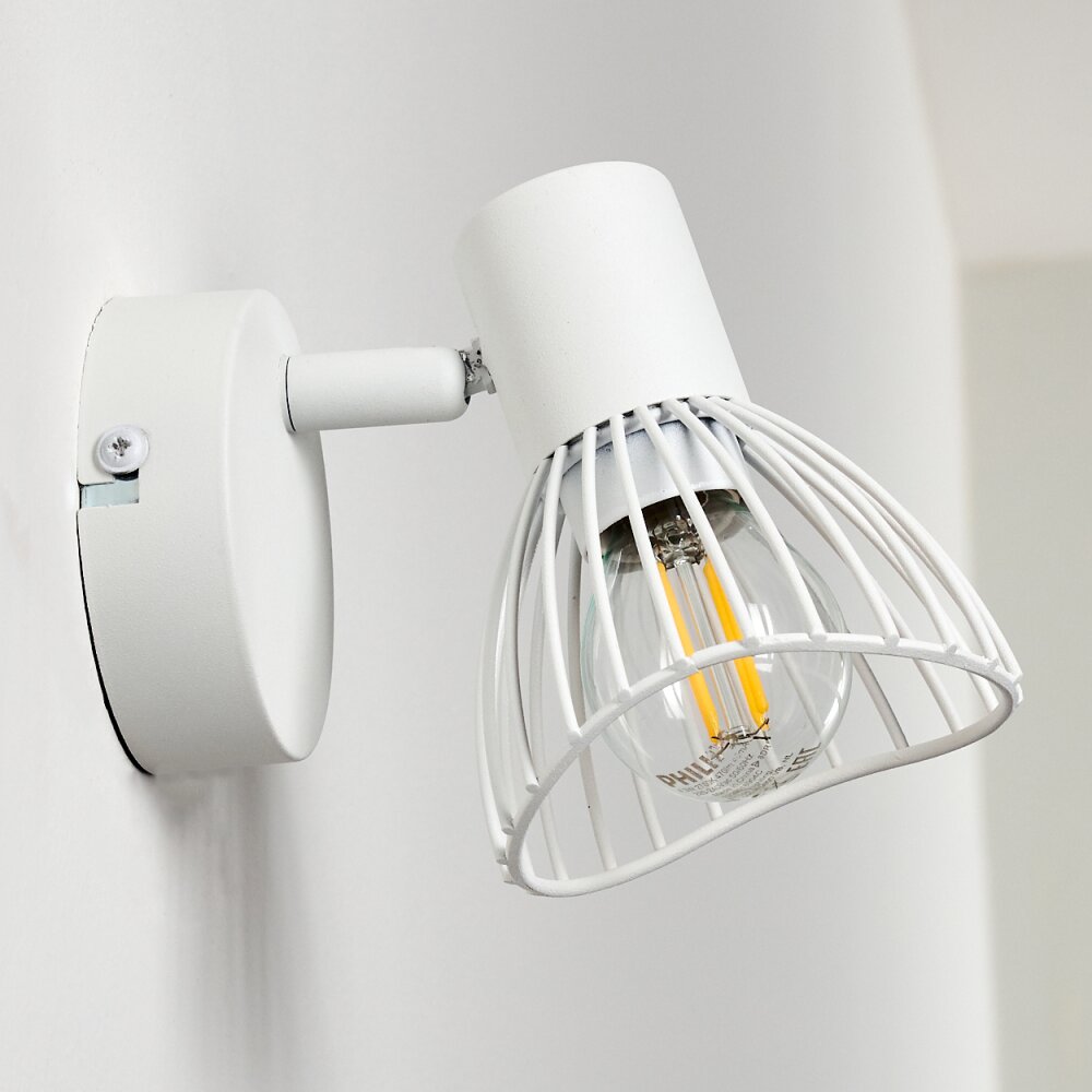 Holbol Wandspot Weiß, 1-flammig