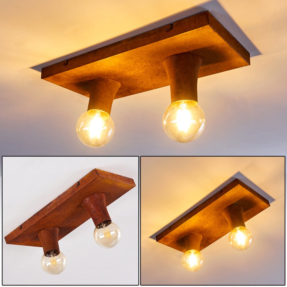 Kimstad Deckenleuchte Rostfarben, 2-flammig main product photo