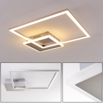 Chilkat Deckenleuchte LED Nickel-Matt, 1-flammig