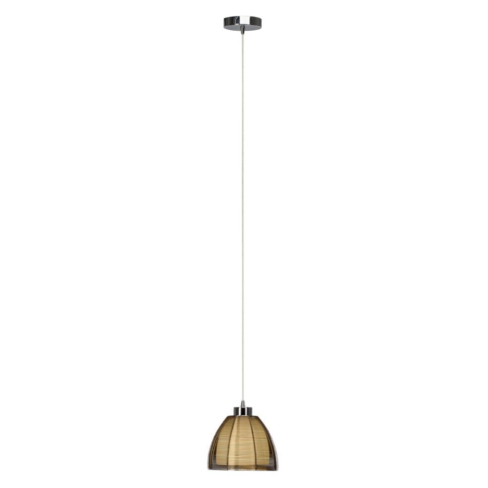 Brilliant Relax Pendelleuchte Bronze, Chrom, 1-flammig main product photo