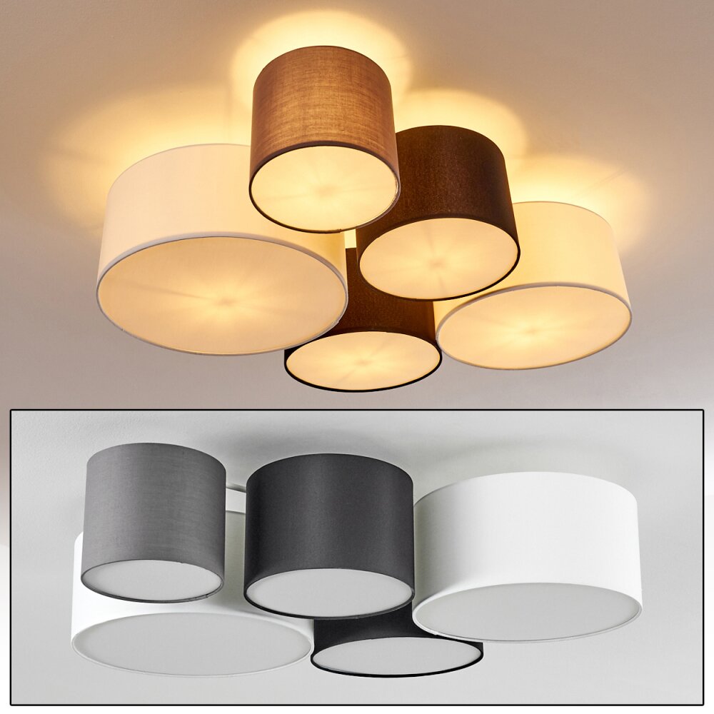 Skelbaek Deckenleuchte Weiß, 5-flammig main product photo