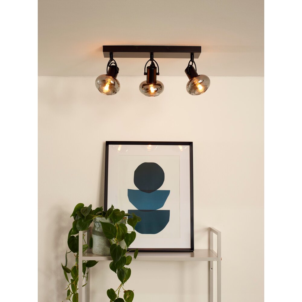 Lucide MADEE Deckenspot Schwarz, 3-flammig main product photo