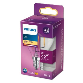 Philips LED E14 2 Watt 2700 Kelvin 250 Lumen