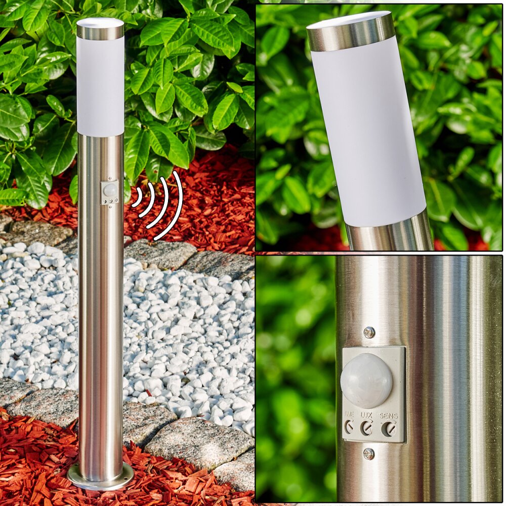 Norburg Wegeleuchte Edelstahl, 1-flammig, Bewegungsmelder main product photo